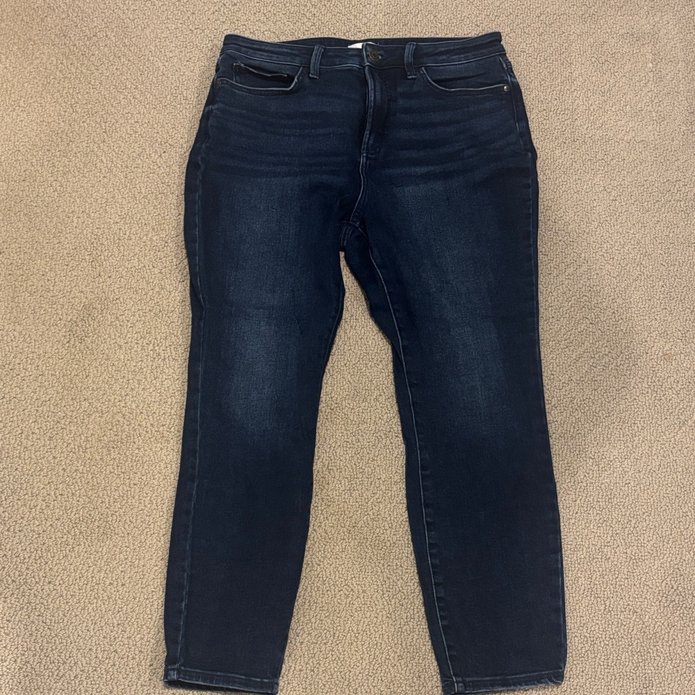 LC Lauren Conrad Dark Blue Skinny Jeans